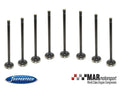 Supertech Mini Cooper W11B16A 1.6L Supercharged Black Nitrided Exhaust Valve - Set of 8