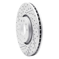 R1 03-11 Cadillac Bls (Mexico) Front Left Drilled & Slotted Geoperformance Rotor