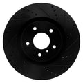 R1 03-08 Infiniti G35 Front Right Drilled & Slotted Geoperformance Rotor