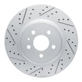 DFC 17-25 Tesla Model 3 Rear Left Drilled & Slotted Geoperformance Rotor