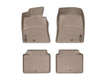 WeatherTech 09-10 Hyundai Genesis Front and Rear Floorliners - Tan