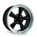 ~(31 lbs. 19X19X9)~ 675 (675) MATTE BLACK/MACHINED LIP 17X8 5-114.3 0MM 83.82MM
