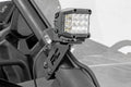 LED Light Kit | "A" Pillar Mount | 2" Chrome Pair | Wide Angle | Polaris RZR PRO XP