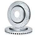 R1 Concepts Brake Rotor- D/S - Silver Fits Toyota 4Runner