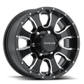 Raceline 944B Outlander 15x5in / 5x114.3 BP / 0mm Offset / 3.19mm Bore - Satin Black Wheel