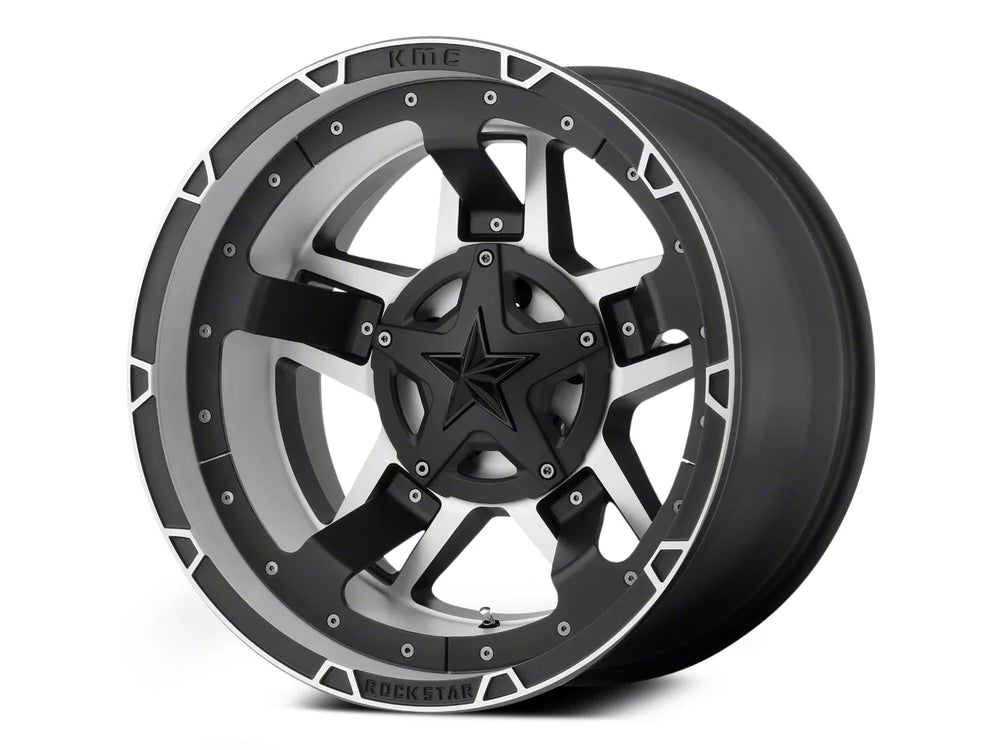 XD827 22X12 6X135/5.5 M-BLK MACH -44MM