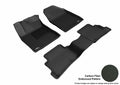 3D MAXpider 2019-2019 Hyundai Ioniq Electric Kagu 1st & 2nd Row Floormats - Black