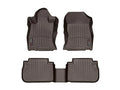 WeatherTech Cocoa Front and Rear Floorliners Fits -20-24 Forester 471500-1-2