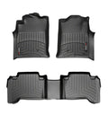WeatherTech 05-11 Toyota Tacoma Front and Rear Floorliners - Black