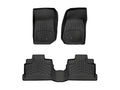 WeatherTech 07-11 Jeep Wrangler Unlimited Front and Rear Floorliners - Black