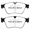EBC 06-11 Mercedes-Benz M-Class (ML) ML63 AMG 6.2 Redstuff Front Brake Pads
