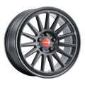 Aluminum Wheels 17x8 Grip 315B Satin Black Red and Black Logo Multi Spoke 40 Offset 5 on 100 Bolt Pattern 72.6 Bore Raceline