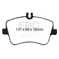 EBC 02-05 Mercedes-Benz C230 (W203) 1.8 Supercharged (European Model) Redstuff Front Brake Pads
