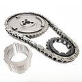 TIMING CHAIN SET PQX SINGLE ROLLER GM LS3 6.0L 6.2L 3 BOLT CAM W/ THRUST B