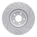 R1 13-20 Ford Fusion Front Left Drilled & Slotted Geoperformance Rotor