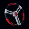 BLK POLY GRIP RED INSRT 13.8'