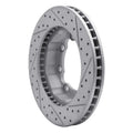 DFC 88-00 Chevrolet Suburban 1500 Front Left Drilled & Slotted Geoperformance Rotor