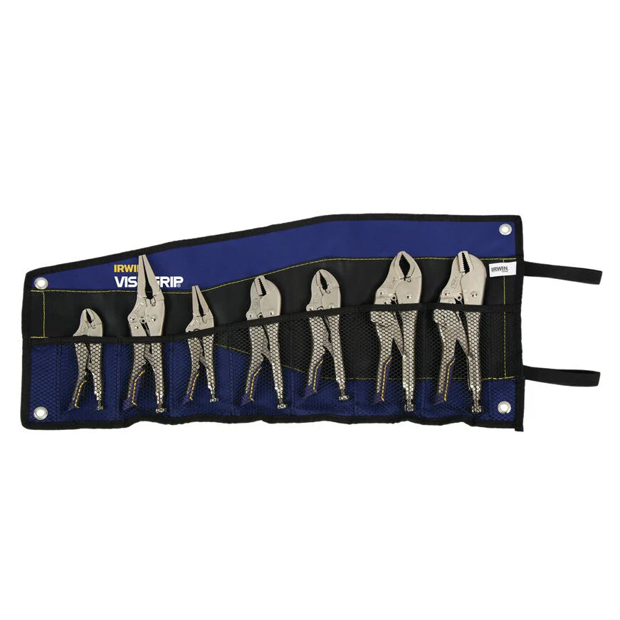 7PC FAST RELEASE LOCKING PLIER SET W/BAG