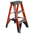 WERNER 3FT PREMIUM FIBERGLASS STEP LADDER TYPE IAA 375# CAPACITY 7403