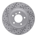 DFC 01-08 BMW 330Xi Front Left Drilled & Slotted Geoperformance Rotor