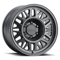 Raceline 451B Ryno TR Trailer 14x6in / 5X4.5 BP / 0mm Offset / 3.19mm Bore - Satin Black