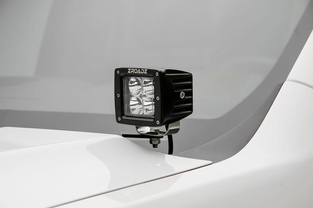 1215 TACOMA FRONT ROOF LED LIGHT BAR MOUNTSFOR SINGLE BAR 40IN LED STRAIGHT OR