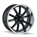 ~(24 lbs. 17X17X9)~ 650 (650) MATTE BLACK/POLISHED LIP 15X8 5-120.65 0MM 83.82MM