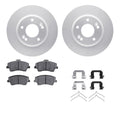 DFC 17-20 Hyundai Elantra Front Geospec Rotors with 5000 Advanced Brake Pads w/Hardware