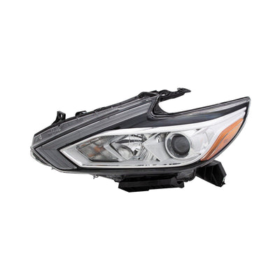 LH H/LMP ASSY COMP; SEDAN; HALOGEN; W/O LED DRL; CHR BEZEL ALTIMA 201618