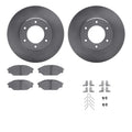 R1 93-98 Toyota T100 Front Brake Rotor Set w/Optimum OE Pads and Hardware