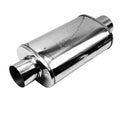 Borla XR-1 Racing Sportsman 4in Inlet/Outlet Center/Center Oval Muffler-4.5in Diameter x 12in Length