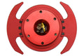 NRG Quick Release Kit Gen 3.0 - Red Metal Body / Red Ring w/Handles