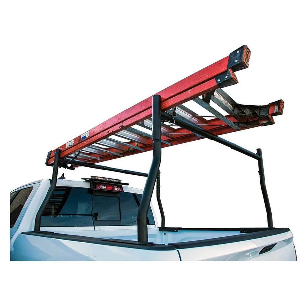 LADDER RACK, STEEL, H-TYPE, BLACK