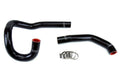 HPS Performance Black Reinforced Silicone Radiator Hose Kit Coolant for Toyota 86-92 Supra MK3 Turbo NA 7MGE / 7MGTE