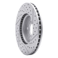 DFC 10-25 Buick Regal Front Left Drilled & Slotted Geoperformance Rotor