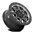 Wheel Pros Black Rhino Hard Alloys - UTV WEBB UTV 14X7 4X110 51 80 G-BLK MCH 1470WEB514110F80