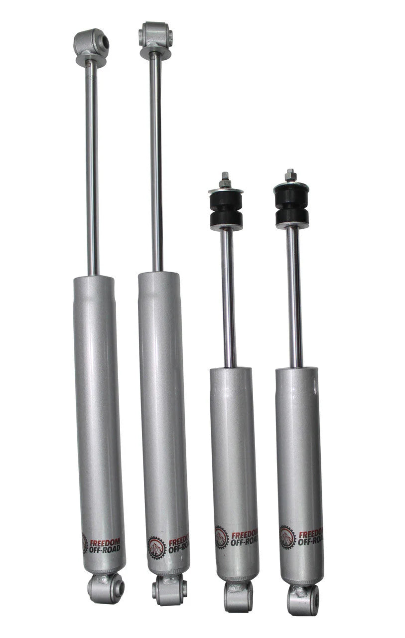 0-4 Inch Lift Extended Nitro Shocks 01-06 Silverado Sierra 1500 HD 01-10 Silverado 2500 HD 3500 HD Freedom Off-Road