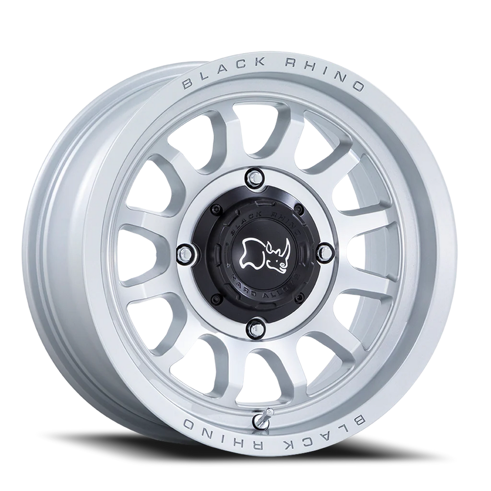 Wheel Pros Black Rhino Hard Alloys - UTV RAPID UTV 15X7 4X156 115 10 H-SLV MCH BU001SD15704410