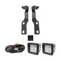Cali Raised 2019+ Rav4 Ditch Mount Kit -Amber Led Pods/Toyota Oem SQ Style Ditch Lights