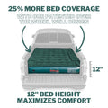 ~(17 lbs. 17X12X6)~ AirBedz Lite PPI PV202C Full Size 6-8 Bed Truck Bed Air Mattress w/portable DC Air Pump One Size made for Both 6-8 Bed Lengths