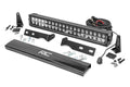 1x 70772 1x 70920BL LED Light Bumper Mount 20 Black Dual Row Jeep Grand Cherokee WK2 (11-20)