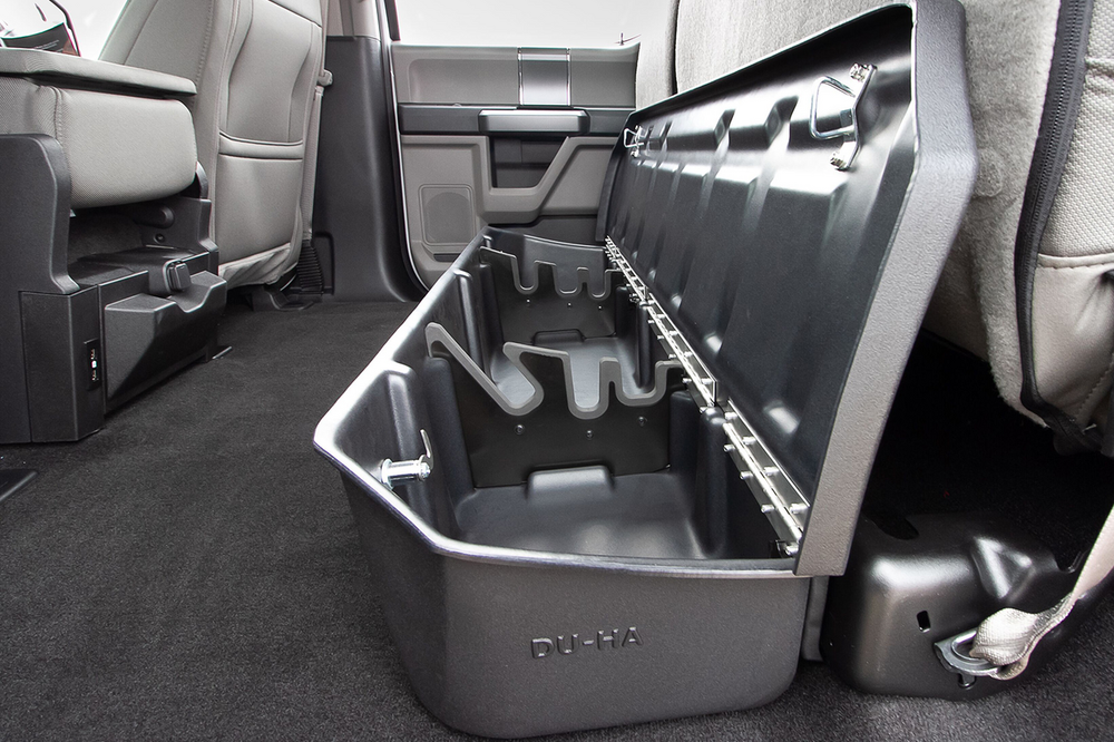 19C RAM 1500 QUAD CAB (NEW BODY STYLE) UNDERSEAT STORAGE BROWN