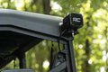 LED Light | Rear Cab Mount | 3" Chrome Pair | Wide Angle | Can-Am Defender HD 5/HD 8/HD 9/HD 10