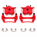 Power Stop 93-95 Honda Civic Front Red Calipers w/Brackets - Pair
