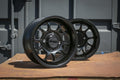 Method MR409 Bead Grip 14x7 / 4+3/13mm Offset / 4x156 / 132mm CB Matte Black Wheel