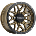 Aluminum Wheels 14x7 Krank Simulated Beadlock UTV A94BZ Satin Bronze 10 Offset 4 on 137 Bolt Pattern Raceline