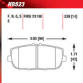 Hawk 06-16 Mazda MX-5 Miata HT-10 Race Rear Brake Pads