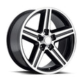 REV WHEELS REPLICA 652 SERIES IROK 18X8 5x120.65/5x4.75 +0MM OS MACHINED FACE/BL