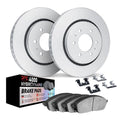 DFC 01-01 Isuzu Rodeo Front Geospec Rotors w/4000 HybriDynamic Brake Pads w/Hardware