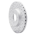 R1 06-10 Pontiac Solstice Front Left Drilled & Slotted Geo-Carbon Rotor